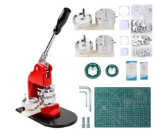 Button Maker Machine 1.25 2.25 Inch 32 58mm with 200PCS Materials Cutter