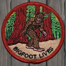 Bigfoot Embroidered Patch — Iron On