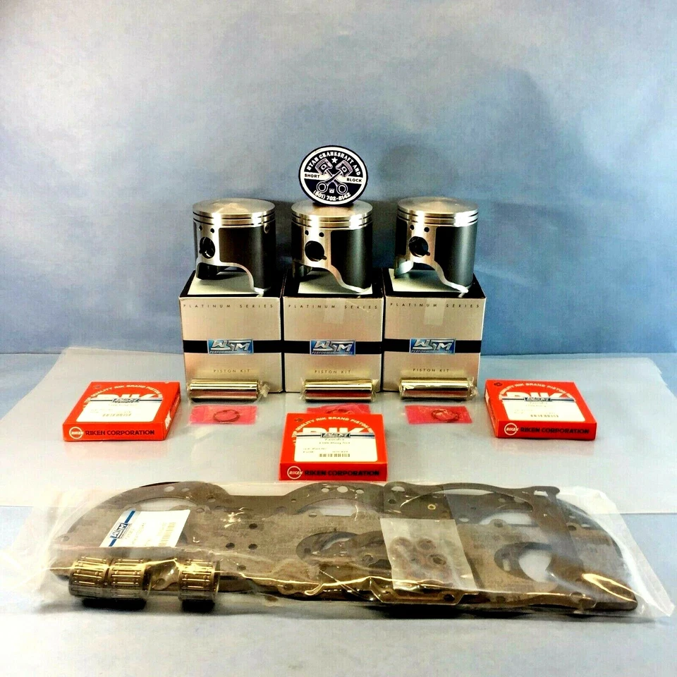 NEW WSM YAMAHA 1300 84.00mm STD PLATINUM TOP END REBUILD KIT 2003-2008 GP-R GP R - Image 3 of 4