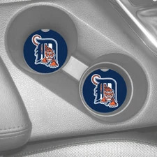 DETROIT TIGERS RUBBER CAR COASTERS SET (2)