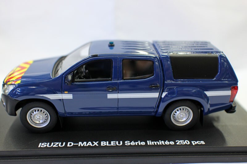 ALARME 1/43 ISUZU D-MAX BLUE Police Cars Resin Car Models Gifts | eBay