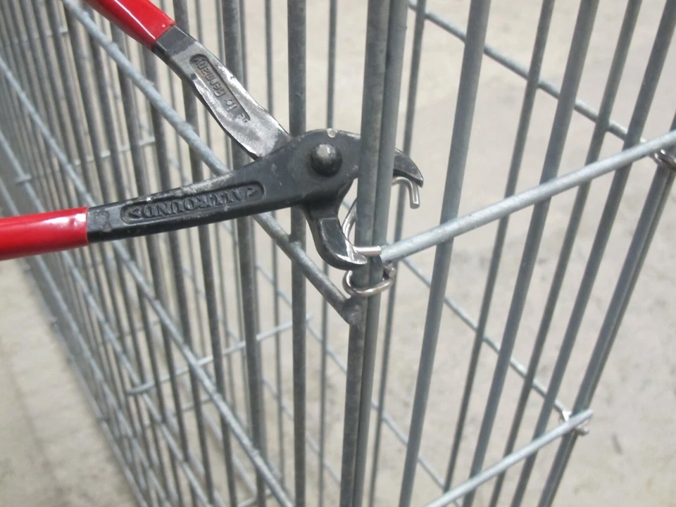 C-Klammer für Gabione 200Stk Steinkörbe Zaunbau C-Ring  Edelstahl.,  - Bild 3 von 4