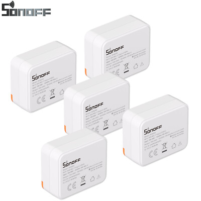 5STÜCKE SONOFF MINIR4 WIFI Smart Mini Schalter LichtSchalter APP Steuerung Timer