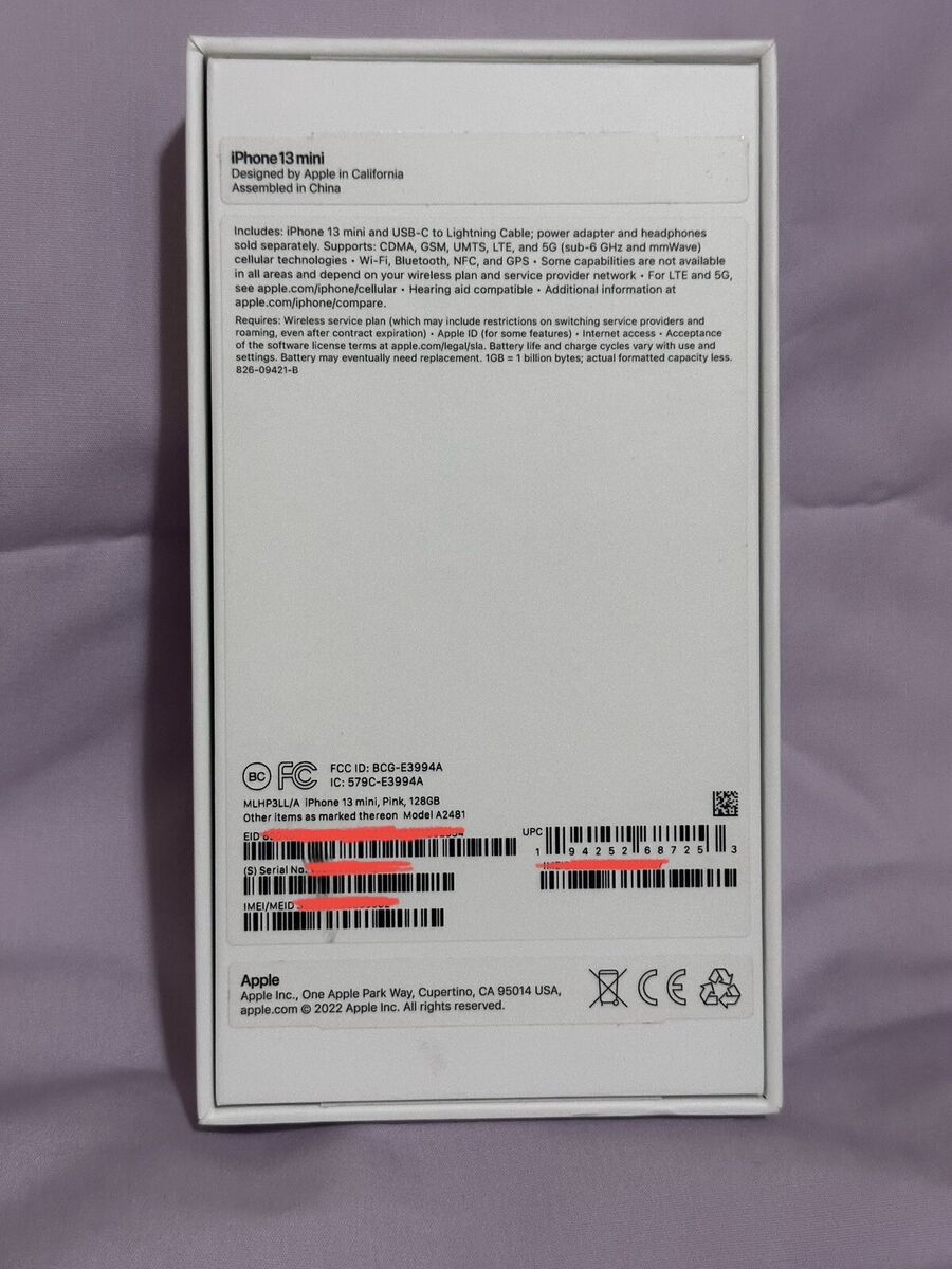 Apple iPhone 13 mini - 128GB - Pink (Unlocked) | eBay Apple iPhone 13 mini - 128GB - Pink (Unlocked) | eBay