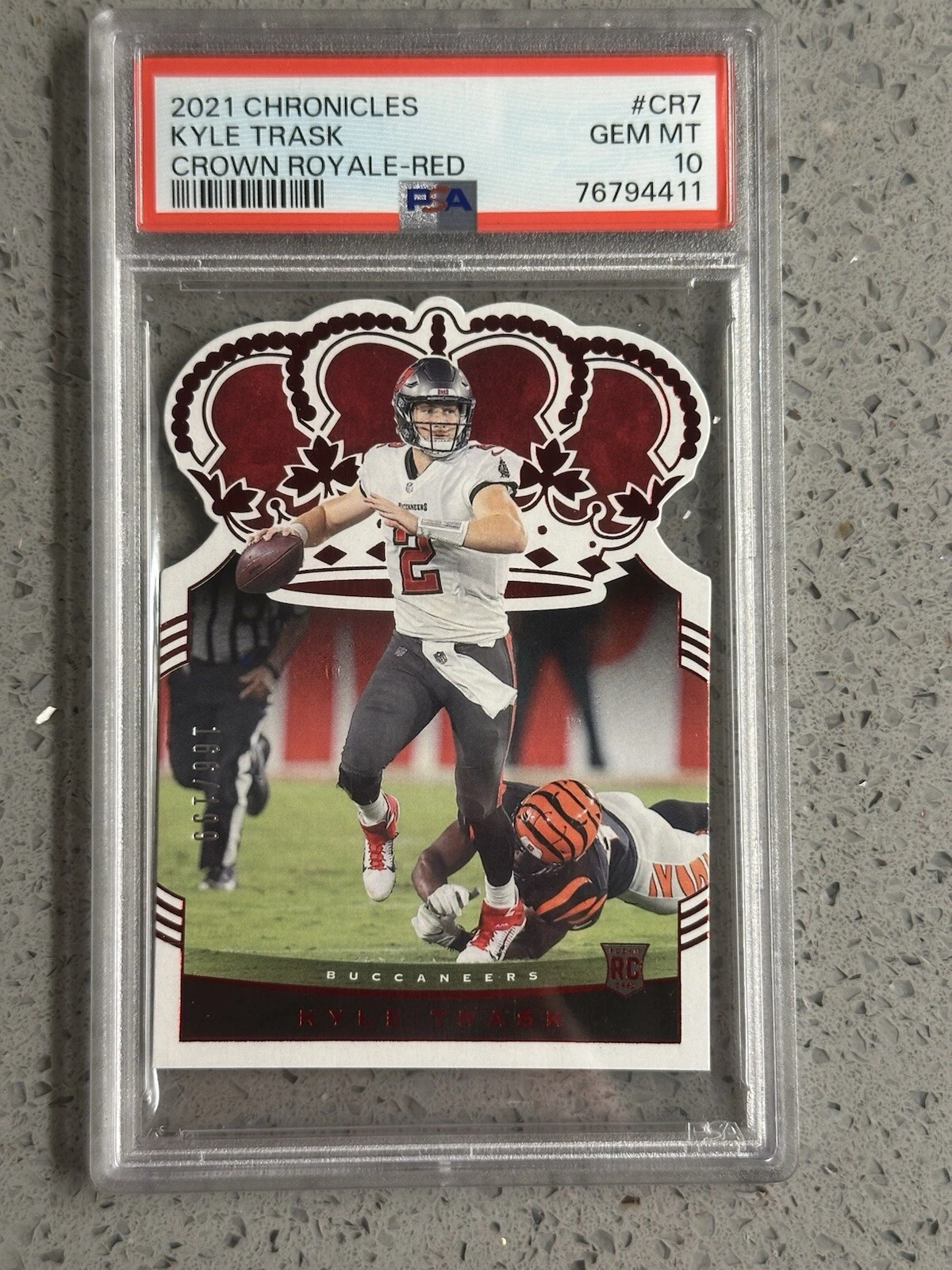 Kyle Trask Panini Chronicles Crown Royale #CR7 Red