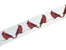 Sticker / Masking / Washi Tape Red Cardinal Bird Christmas