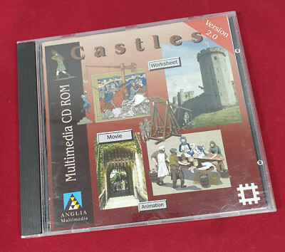 NEW Castles of the British Isles v2.0 CD ROM for Acorn RISC OS, MPC and Mac 1995