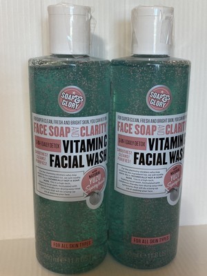 soap & glory face soap & clarity vitamin c facial wash 350ml