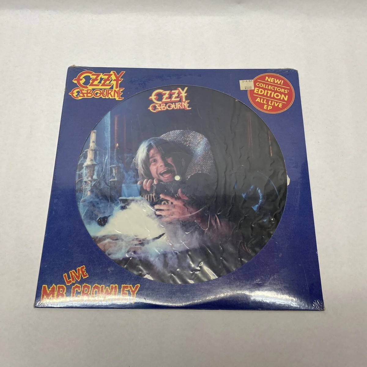 Ozzy Osbourne Mr Crowley Live EP Picture Vinyl Record Jet 1982 New