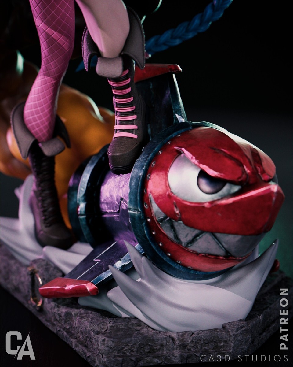 Jinx, 200mm, 12K Resin Model Kit Painted 3d Printed DIY Figure | eBay