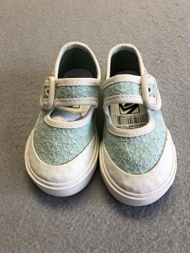 Sneakers Vans bambina taglia 5 nuove Mary Jane pizzo floreale come nuove scarpe casual - Foto 2 di 5