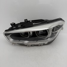 BMW 1 SERIES PASSENGER LEFT LED HEADLIGHT 7435779 F20 F21 LCI 2015 2019 DAMAGED