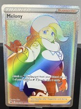 Pokemon Melony 218/198 Rainbow Secret Rare Chilling Reign Trainer NM on eBay