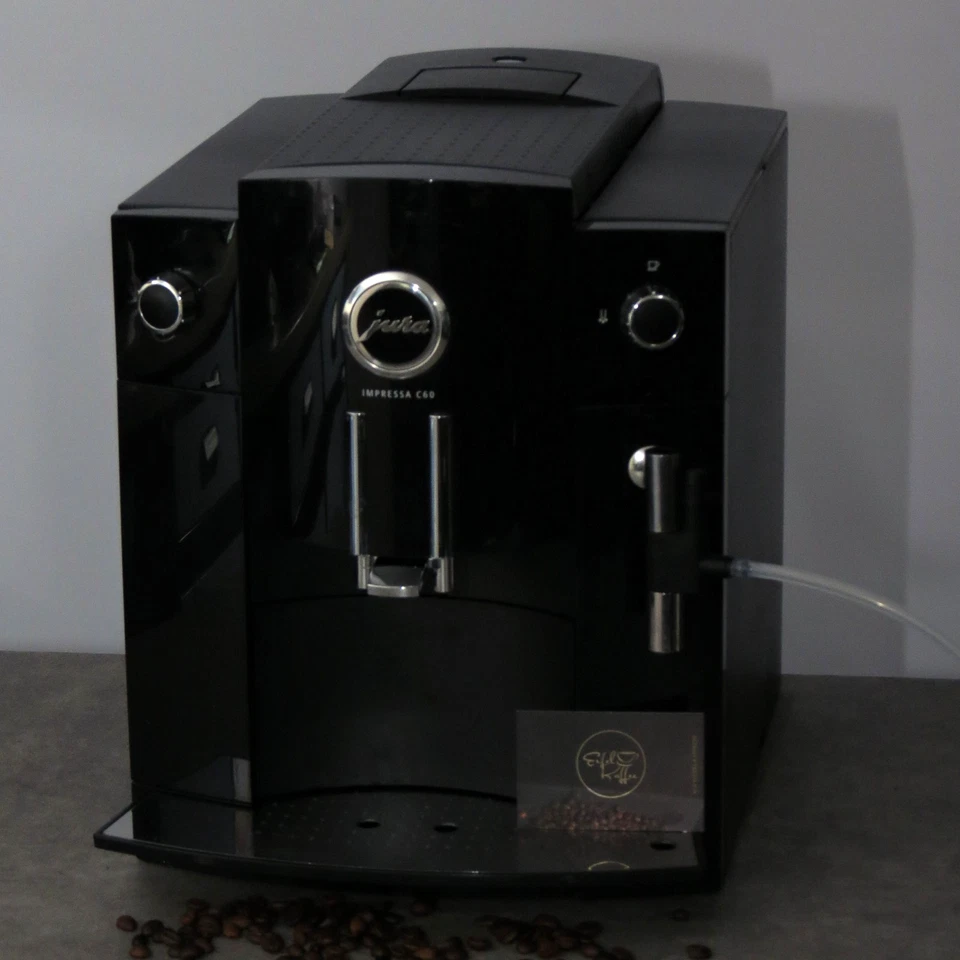 +++ Jura IMPRESSA C60 C5 in Piano Black Kaffeevollautomat mit Feinschaumdüse  ++ - Bild 4 von 4
