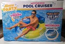 Motorized Floating Pool, Cruiser, Float, Fun Water Game 14+ Inflatable Runner