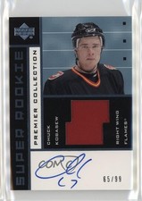 2002-03 Upper Deck Premier Collection 65/99 Chuck Kobasew #79 Auto 8q5