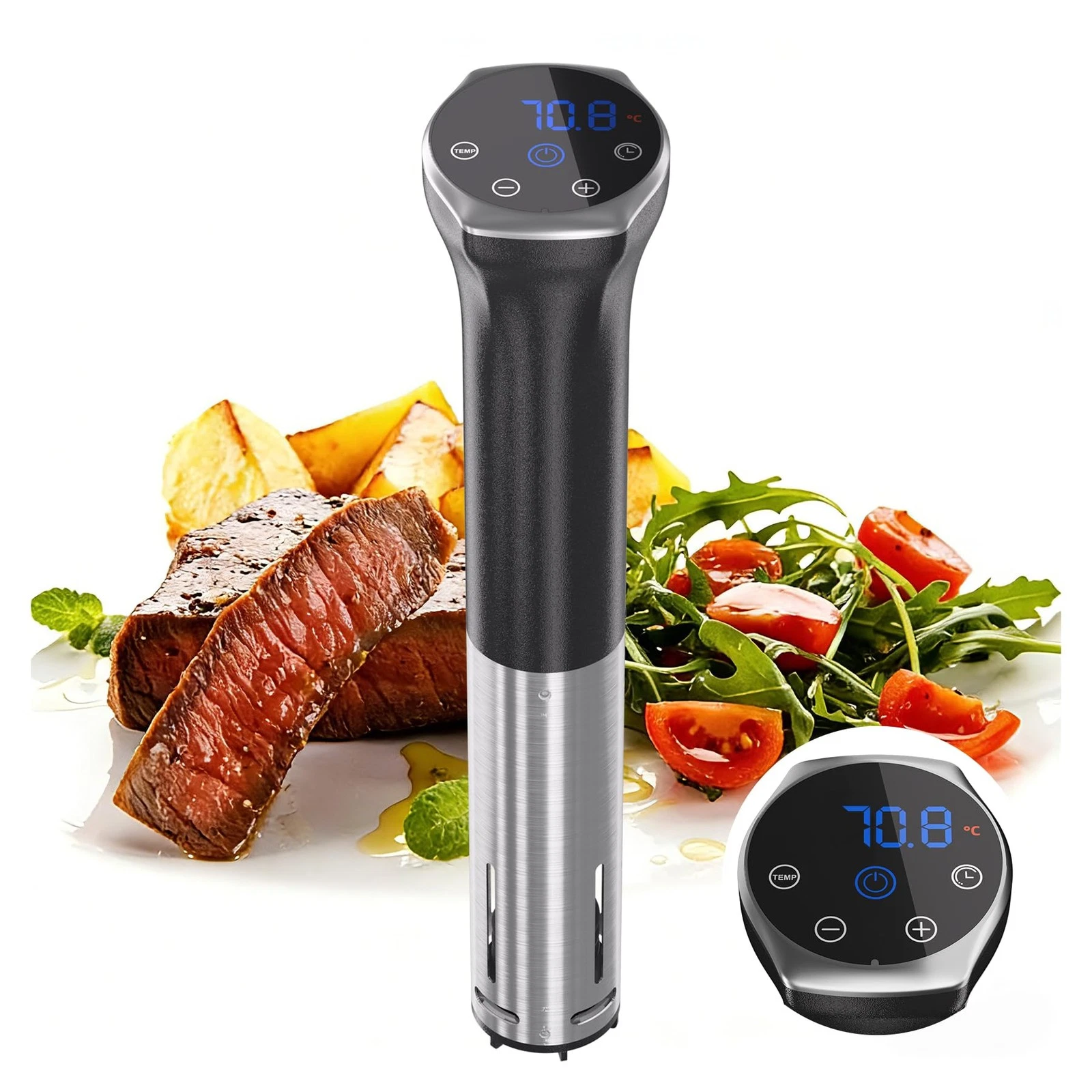 Upgraded 1100W Sous Vide Machine Ultra-Quiet Precision Immersion Circulator w...