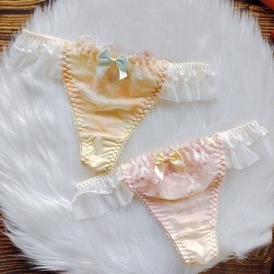 New Sexy Japanese Lolita Mori Girls Low Waist Panties  Briefs Underwear Panties