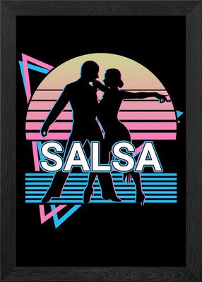 Gerahmtes Wandbild Poster Leinwanddruck Bild Salsa Tanzen Salsa Tänzerin