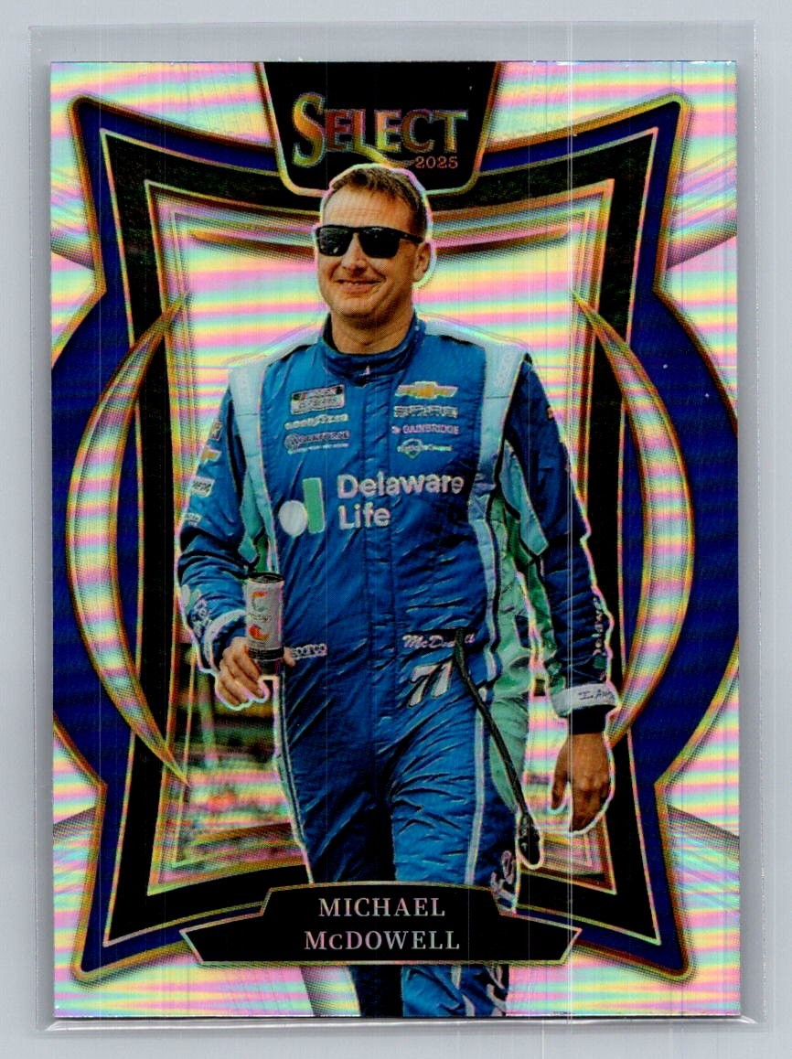 2025 Panini Select #21 Michael McDowell Silver Prizms