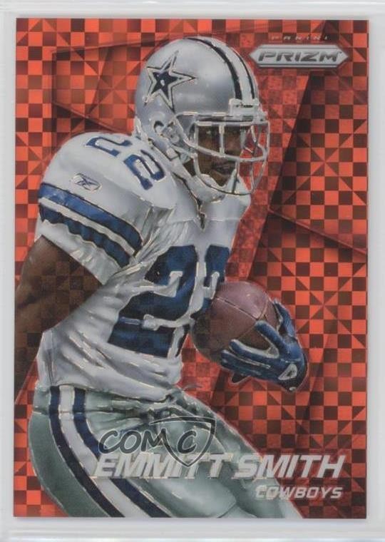 2014 Panini Prizm Red Power Prizm 46/125 Emmitt Smith #155 HOF 1by8