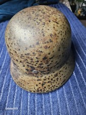 German Helmet M35. WWII. Original Liner. Good Condition.