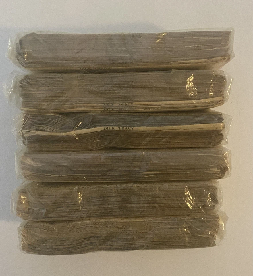 Lote diario de historietas Dick Tracy 1965-70 1.800+ años completos vintage Foto 4 de 4