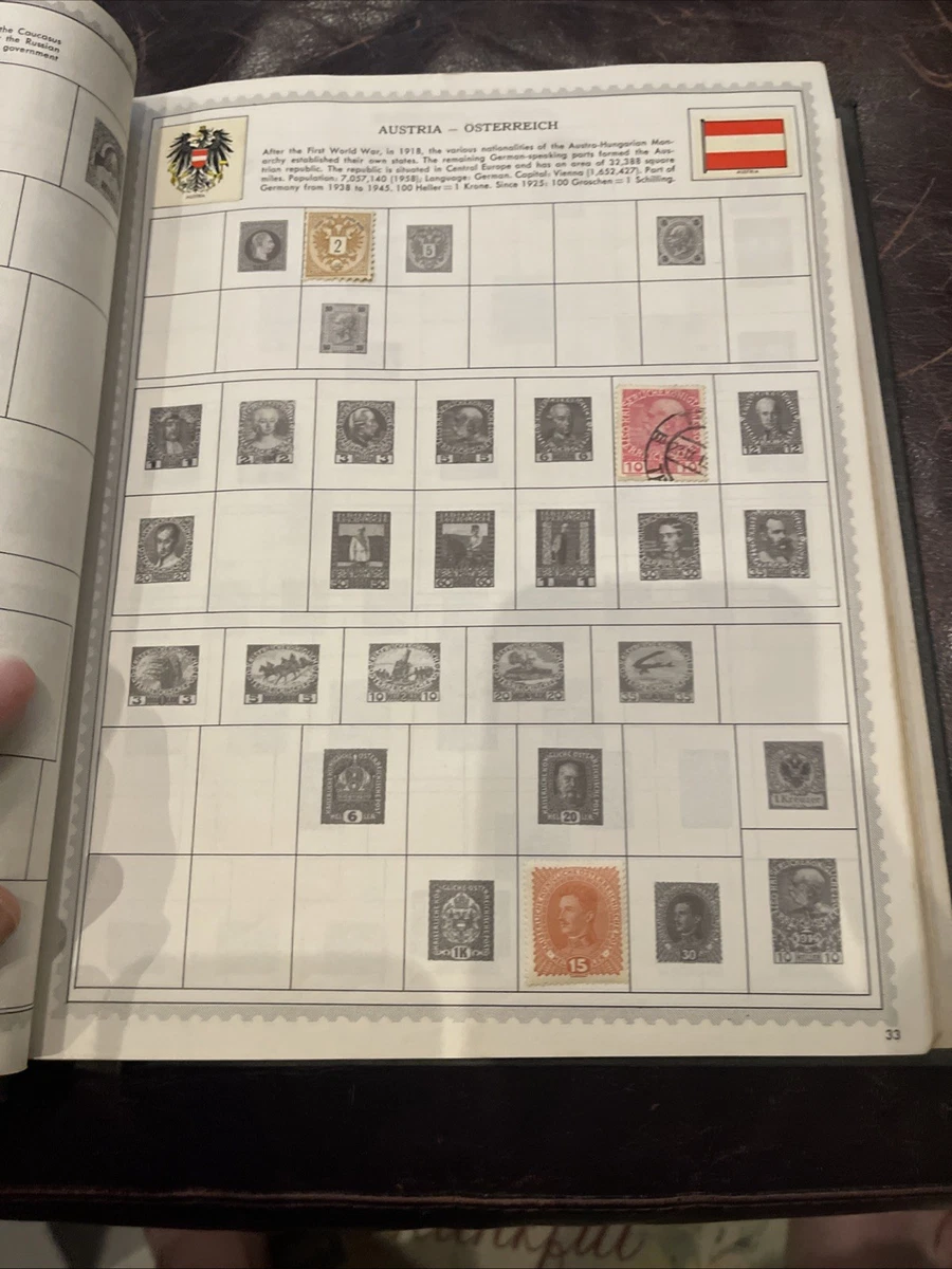 Minkus New World Stamp Album