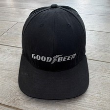 Casquette snapback noire THC Good Beer thème Breweriana cultivée aux USA