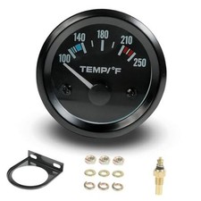 Water Temp Gauge Universal 2"/52mm Temperature Gauge 100-250  Automotive Water