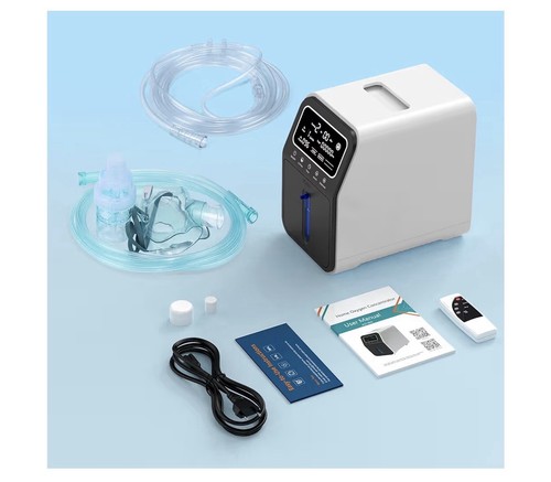 Concentratore di Ossigeno 1-9L Portatile per Casa Anziani Recupero Sonno - Imagen 7 de 7