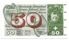 50 Franken 1971 Schweiz  (2+)