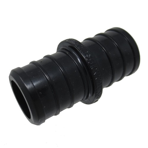 100 pcs - 3/4" x 3/4" Poly Alloy PEX Coupling Crimp Plastic Fitting Lead Free