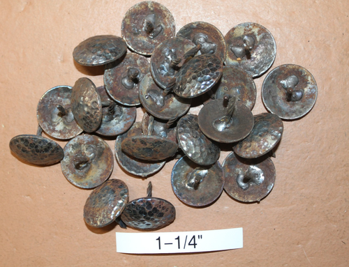 10-CLAVOS, clavo rústico moldeado a mano, decoración de campo, cabeza de clavo aspecto martillado de 1-1/4" - Imagen 18 de 19