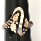 Vintage Ring MARKED Wheeler Manuf 925 STERLING SILVER Size 5 Band Jewelry lot y