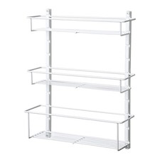 ClosetMaid 3 Shelf Spice Rack Organizer for Cabinet/Wall Mount Open Box 