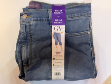 Gloria Vanderbilt Classic Rise Side Slit Amanda Capri 1592105 New Size 14