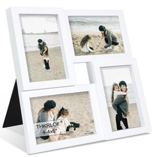 4x6 Picture Frames Collage White 4 x 6 in 4 Opening Multi Family Photo Collage