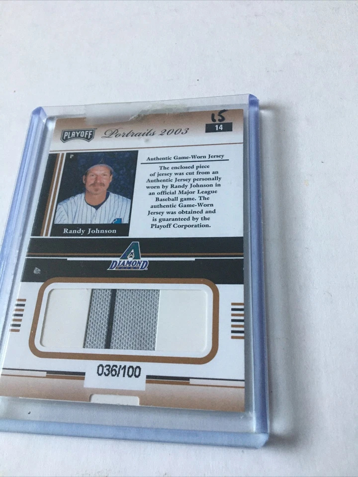 Randy Johnson And John Olerud 2003 Playoff Portraits - Image 3 of 4