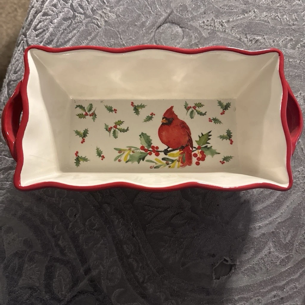 Graces Bake Shop Holiday Ceramic Loaf Pan (2 Ceramic Pans)
Opens in a new window or tab