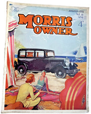 The MORRIS OWNER, Vintage Car Magazine, August 1932. Vol. IX No. 6.