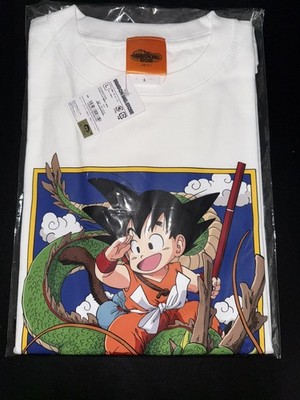Toei Animation Dragon Ball Son Goku White T-Shirt L Tokyo Store 2025 US Seller