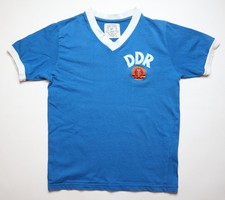 DDR EAST GERMANY WORLD CUP 1974 REPLICA HOME FOOTBALL SHIRT SOCCER JERSEY MENS M