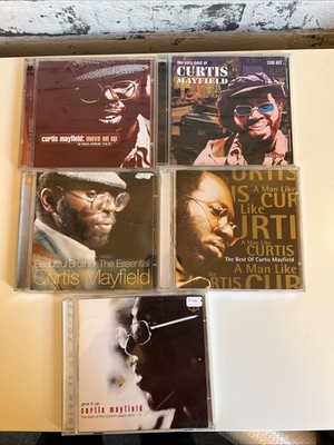 Collection of CD Albums by Curtis Mayfield