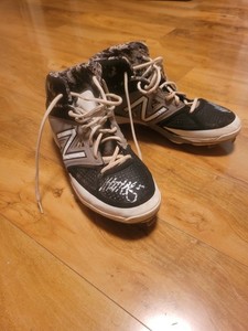 Matt Duffy Autographed Game Used Cleats Tampa Bay Rays