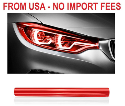 12 X 48inch Car Light Tint Film, Cuttable&Stretchability Car Headlight Taillight