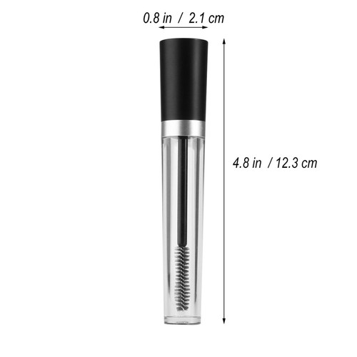 Tubo de rímel de viaje vacío contenedor de delineador de ojos botella de plástico crema para pestañas 3 piezas - Imagen 4 de 12