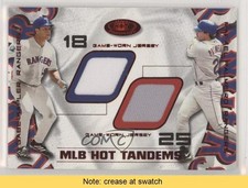 2002 Fleer Hot Prospects Red 7/10 Gabe Kapler Rafael Palmeiro #GK-RP READ 0o9