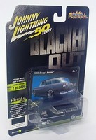 Johnny Lightning 1/64 Scale - 1955 Chevy Nomad Blacked Out Diecast Car