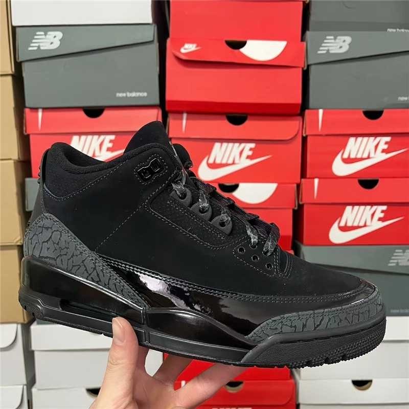 Size 10.5 - Air Jordan 3 Retro 2025 Black Cat for sale online | eBay